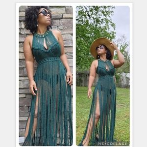 macrame dress macrame